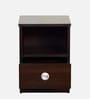 Daiki Bedside Table in Wenge Finish with Drawer