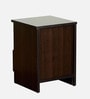 Daiki Bedside Table in Wenge Finish with Drawer