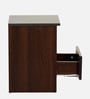 Daiki Bedside Table in Wenge Finish with Drawer