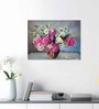 Daisy & Hydrangea Painting, Floral Wall Art Print 5D/3D Poster for Home