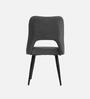 Daisy Fabric Dining Chair In Grey Colour