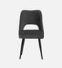 Daisy Fabric Dining Chair In Grey Colour