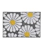 Grey Floral  Non-Slip Bath Mat (40x60 CM)