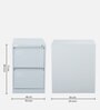 Daisy Metal 2 Drawer Filing Cabinet In Grey Colour