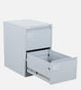 Daisy Metal 2 Drawer Filing Cabinet In Grey Colour