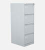 Daisy Metal 4 Drawer Filing Cabinet In Grey Colour