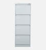 Daisy Metal 4 Drawer Filing Cabinet In Grey Colour