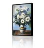 Daisy Multicolour Engineered Wood Framed Canvas Wall Painting