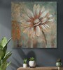 Daisy Multicolour Synthetic Wood Framed Oil Painting