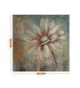 Daisy Multicolour Synthetic Wood Framed Oil Painting