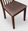 Daisy Solid Wood 6 Seater Dining Set in Wenge Finish
