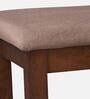Daisy Solid Wood 4 Seater Dining Set in Wenge Finish with Bench