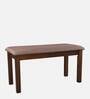 Daisy Solid Wood 4 Seater Dining Set in Wenge Finish with Bench