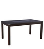 Daiton Solid Wood 6 Seater Dining Set in Expresso Finish