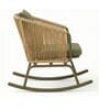 Daizen Wicker Outdoor Relax chair In Dull Birch Colour