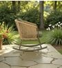 Daizen Wicker Outdoor Relax chair In Dull Birch Colour
