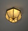 Dakota Brass & Glass Ceiling Light