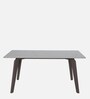 Dakota Ceramic Dining Table in Purple Bronze Colour