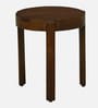 Dakovo Mango Wood Round Nest Of Tables In Tubbaq Finish ( Set of 3 )
