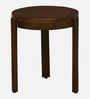 Dakovo Mango Wood Round Nest Of Tables In Tubbaq Finish ( Set of 3 )