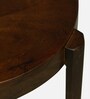 Dakovo Mango Wood Round Nest Of Tables In Tubbaq Finish ( Set of 3 )