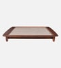 Dakovo Sheesham Wood King Size Platform Bed In Honey Oak Finish