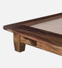 Dakovo Sheesham Wood King Size Platform Bed In Provincial Teak Finish
