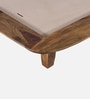 Dakovo Sheesham Wood King Size Platform Bed In Provincial Teak Finish