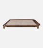 Dakovo Sheesham Wood King Size Platform Bed In Provincial Teak Finish