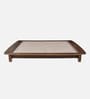 Dakovo Sheesham Wood King Size Platform Bed In Provincial Teak Finish