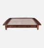 Dakovo Sheesham Wood Queen Size Platform Bed In Honey Oak Finish