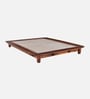 Dakovo Sheesham Wood Queen Size Platform Bed In Honey Oak Finish