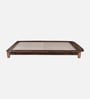 Dakovo Sheesham Wood Queen Size Platform Bed In Provincial Teak Finish