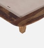 Dakovo Sheesham Wood Queen Size Platform Bed In Provincial Teak Finish