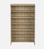Dale 2 Door Shoe Cabinet In European Oak & White Color
