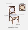 Dalla Sheesham Wood 6 Seater Dining Set In Provincial Teak Finish