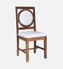 Dalla Sheesham Wood Dining Chair (Set of 2) in Provincial Teak Finish
