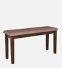 Dallas Solid Wood 4 Seater Dining Set With Bench In Dark Cappuccino Finish