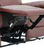 Dallas American Leatherette Manual 2 Seater Recliner In Brown Color