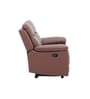 Dallas American Leatherette Manual 2 Seater Recliner In Brown Color