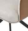 Dallas American Leatheretteette Dining Chair In Tan Brown Colour