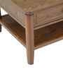 Dallas American Wooden Coffee Table In Walnut Finish