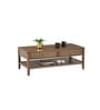 Dallas American Wooden Coffee Table In Walnut Finish