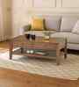 Dallas American Wooden Coffee Table In Walnut Finish