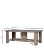 Dallas Coffee Table in Sonoma Oak Finish
