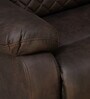Dallas Leatherette  3 Seater Electric Recliner in Brown Colour