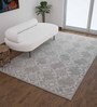 Grey Wool Vintage 8 x 10 Feet Hand Tufted Carpet