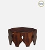Damayanti Sheesham Wood Coffee Table in Scratch Resistant Honey Oak Finish