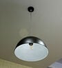 Damen 16 Inch Black Black Dome Pendant Hanging Light