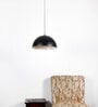 Damen 16 Inch Black Black Dome Pendant Hanging Light